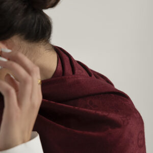 Classic Burgundy Shawl for Stylish Layering